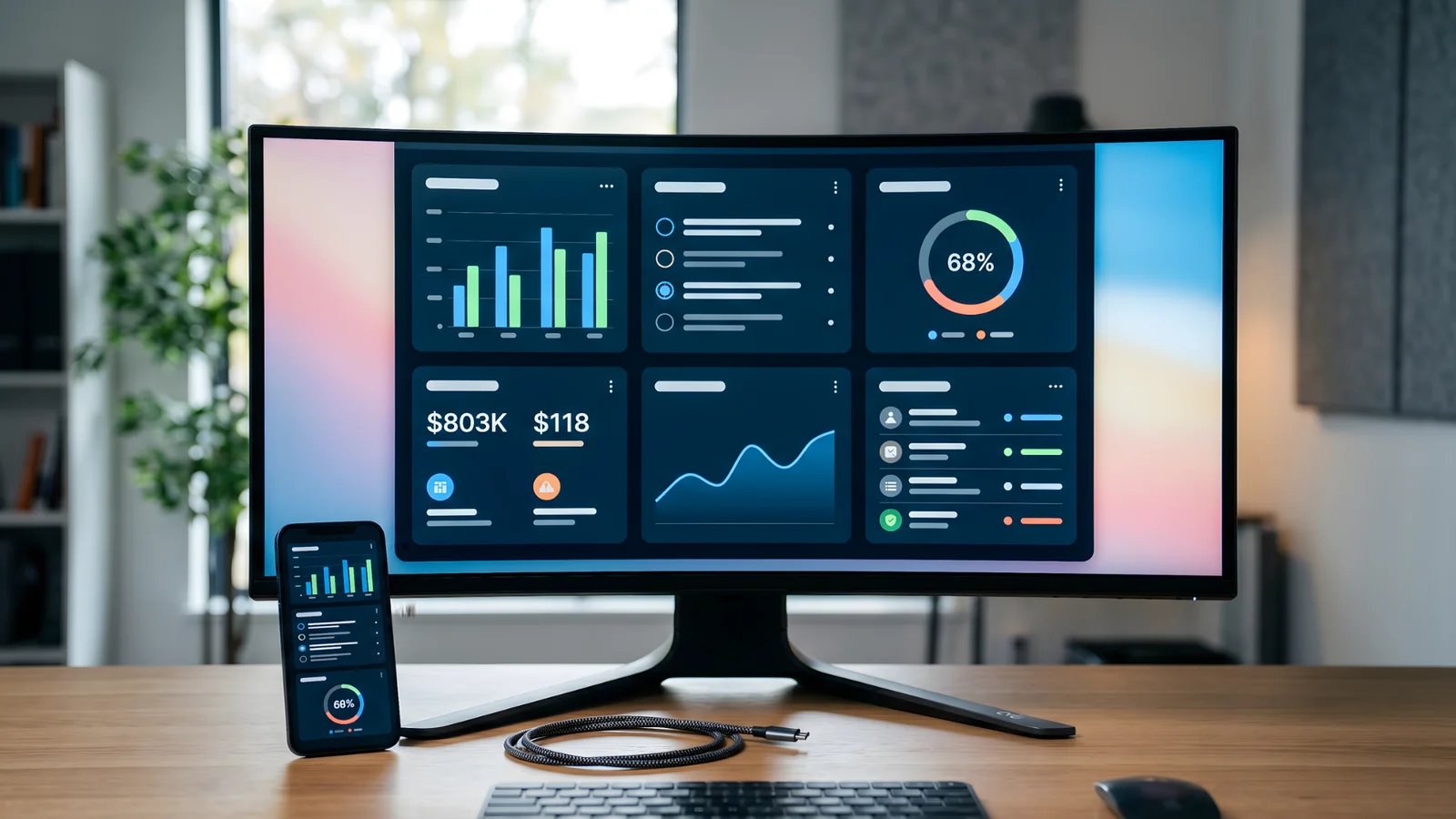 The dGENIX dashboard: not a chat box, but a workspace where your assistant actually works