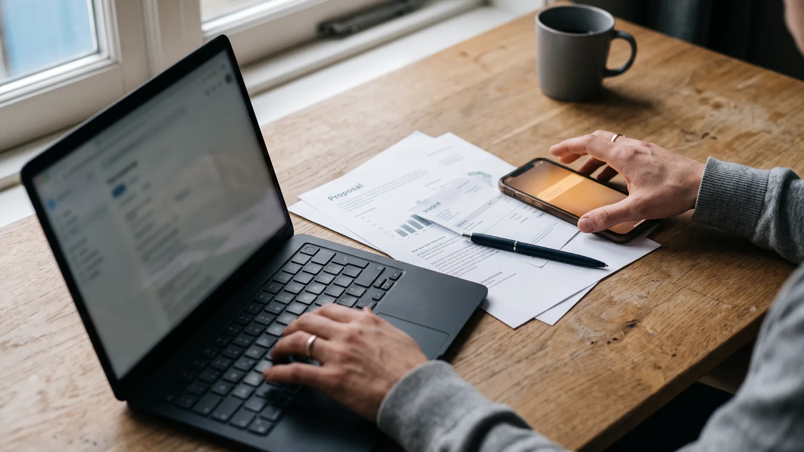 Workflows for freelancers: from request to paid invoice in one chain